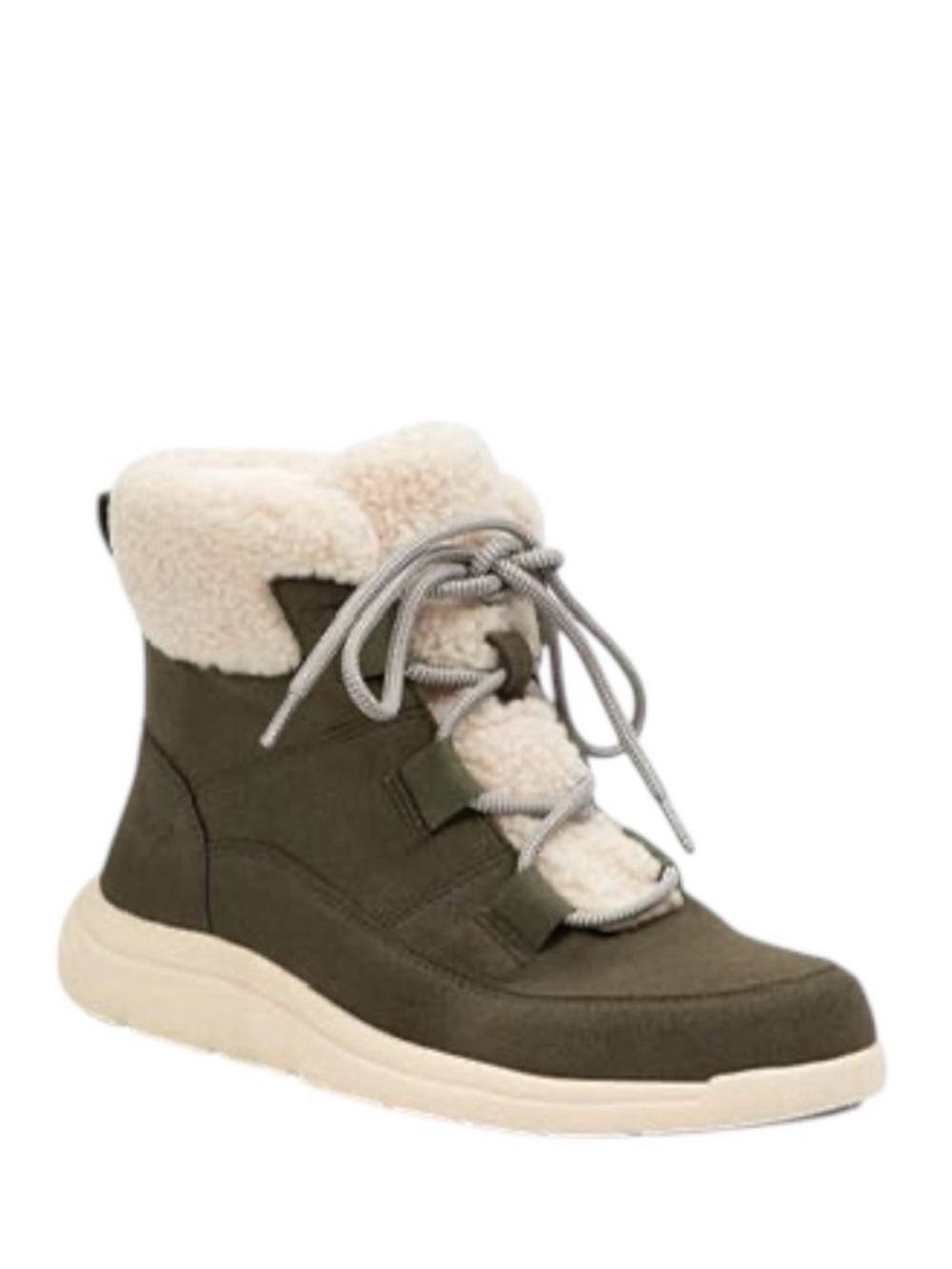 JBU by Jambu Freeze Women’s Size 7 Olive Faux Fur Lace Up Winter Boots